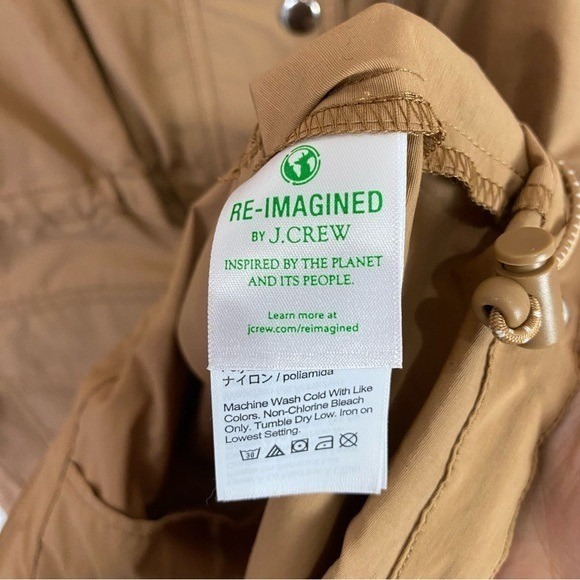 J Crew Relaxed Perfect‎ Lightweight Jacket Pale Mocha Tan Size X-Small - Picture 5 of 6